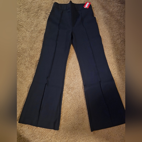 SPANX Smooth Perfect Fit Ponte Flare Pant- NAVY - Picture 2 of 4